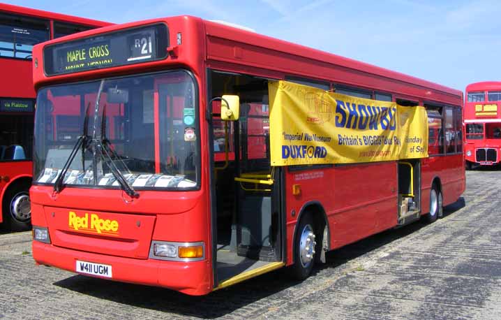 ex Travel London Red Rose Dennis Dart SLF W411UGM